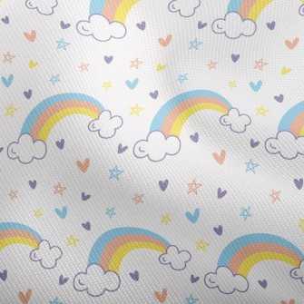 Rainbow Love Basket Sky Star Dobby