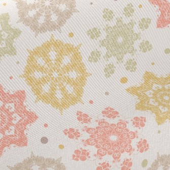 Snowflake Tile Illustration Twill