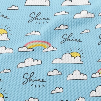 Shining Sky Birdseye Piqué