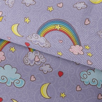 Magic Moon And Rainbow Waterproof Oxford