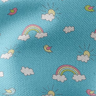 Sun Rainbow Bird Waterproof Canvas