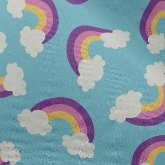 Pink Double Rainbow Chiffon