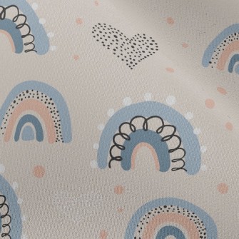 Dots Of Love Graffiti Rainbow Chiffon