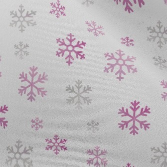 Soft Snowflakes Chiffon