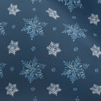 Christmas Snowflake Chiffon