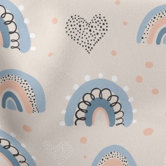 Dots Of Love Graffiti Rainbow Stretch Ponte