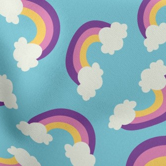 Pink Double Rainbow Stretch Ponte