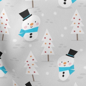 Cute Gentleman Snowman Stretch Ponte