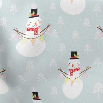 Christmas Decoration Snowman Stretch Ponte