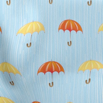 Heavy Rain Two-color Umbrella Stretch Ponte