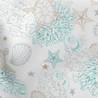 Turtle Coral Shellfish Stretch Ponte