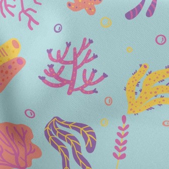 Colorful Coral Stretch Ponte
