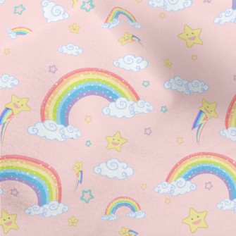 Happy Star Rainbow Adventure Micro Fleece