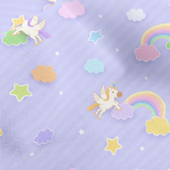 Twill Unicorn Micro Fleece