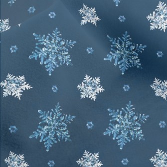 Christmas Snowflake Micro Fleece