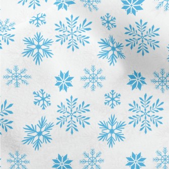 Snowflakes Are Flying Micro Fleece
