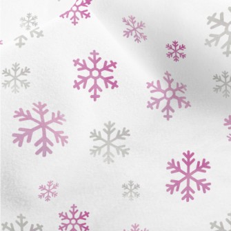 Soft Snowflakes Micro Fleece
