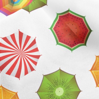 Funny Parasol Micro Fleece