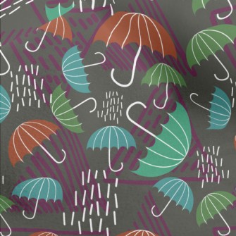 Tropical Rainforest Umbrella Micro Fleece