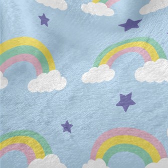 Cartoon Rainbow Minky