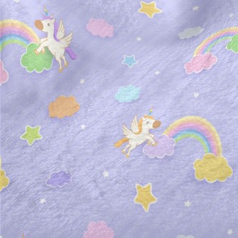 Twill Unicorn Minky