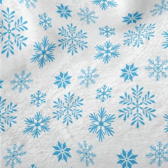 Snowflakes Are Flying Minky