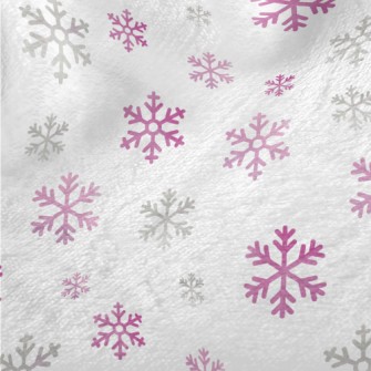 Soft Snowflakes Minky
