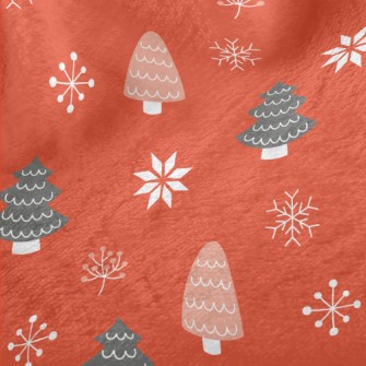 Christmas Tree Forest Minky