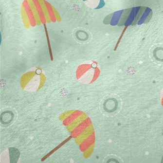 Beach Umbrella Beach Ball Minky