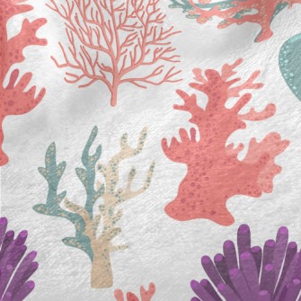 Beautiful Coral Reef Minky