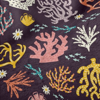 Fish And Coral Sea Minky