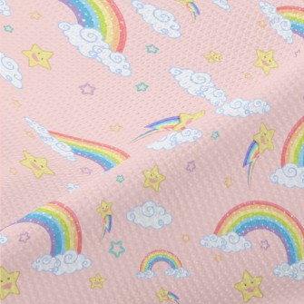 Happy Star Rainbow Adventure Piqué