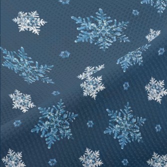 Christmas Snowflake Piqué