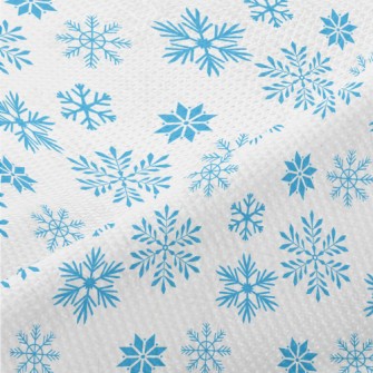 Snowflakes Are Flying Piqué