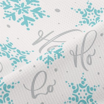 Christmas Snowflake Piqué