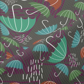 Tropical Rainforest Umbrella Piqué
