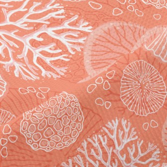 Gorgeous Coral Sea Piqué