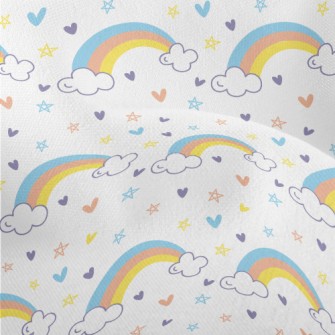 Rainbow Love Basket Sky Star Lightweight Performance Linen