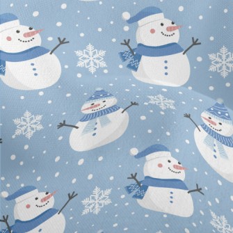 Happy Snowman Lightweight Performance Linen
