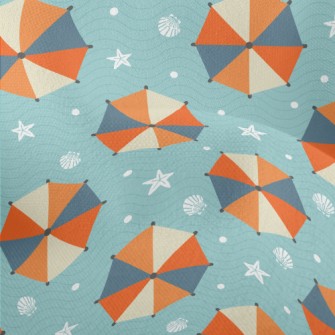 Starfish Shell Parasol Lightweight Performance Linen