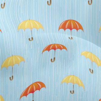 Heavy Rain Two-color Umbrella Lightweight Performance Linen