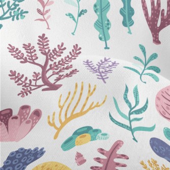 Coral And Seaweed Lightweight Performance Linen