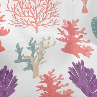 Beautiful Coral Reef Lightweight Performance Linen