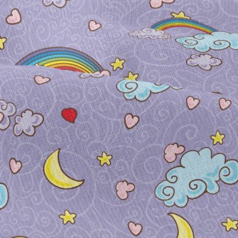 Magic Moon And Rainbow Modern Jersey