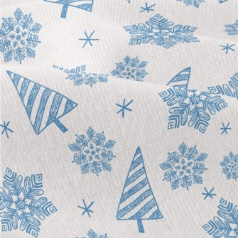 Christmas Tree Snowing Modern Jersey