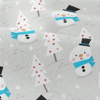 Cute Gentleman Snowman Modern Jersey
