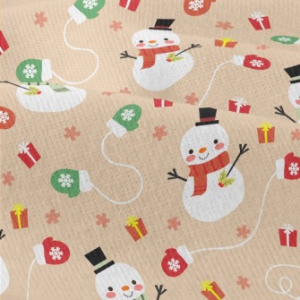 Happy Snowman Gift Modern Jersey