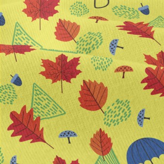 Maple Leaves And Umbrella Modern Jersey