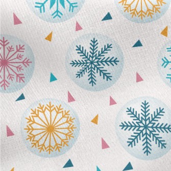 Snow Globe Jersey Backed Fleece