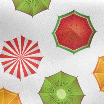 Funny Parasol Jersey Backed Fleece